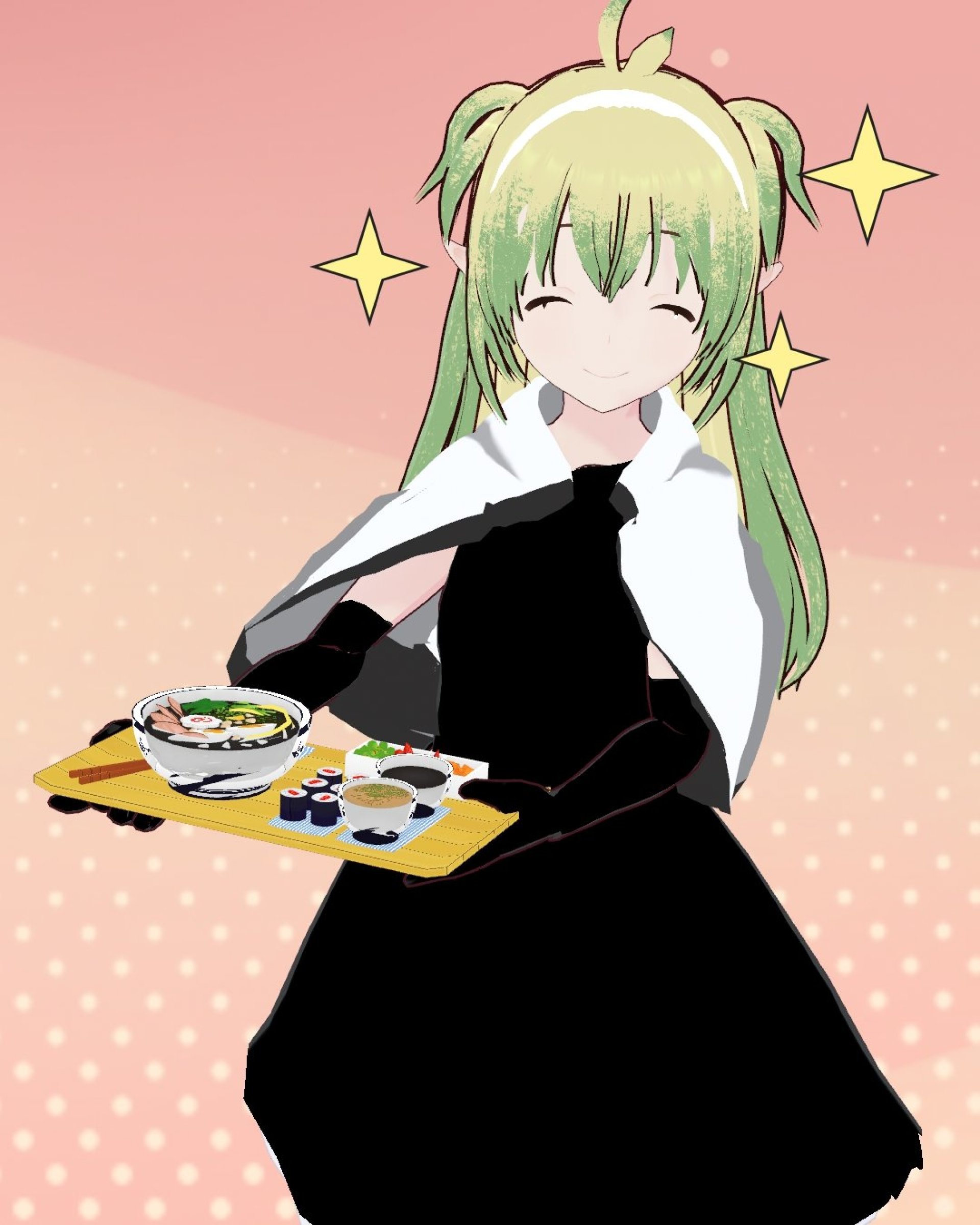 “I made something simple and healthy! Come eat first. Problems are much easier when nobody is hungry."