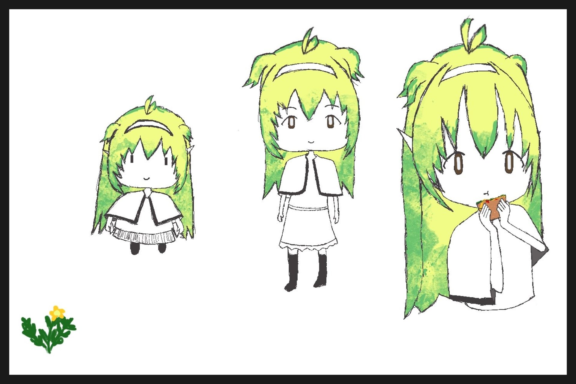 Nyoba bikin chibi